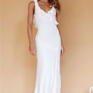 Selfie Leslie Alba Frill Trim Midi